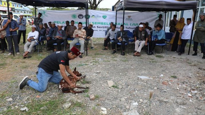 70 Peserta Ikut Pelatihan Juru Sembelih Halal, Begini Pesan Bupati Maros