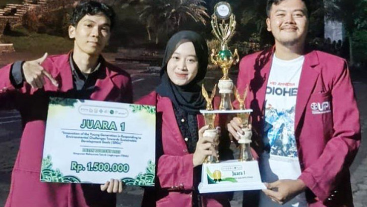 Tim UPI Juara 1 ECOFEST 2025 Lewat Inovasi Pemetaan Energi Surya Penulis: Reizka Kemala Nazar