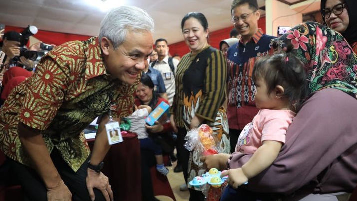 Lewat Gerakkan Imunisasi Polio, Ganjar Dorong Terwujudnya Indonesia Emas 2045
