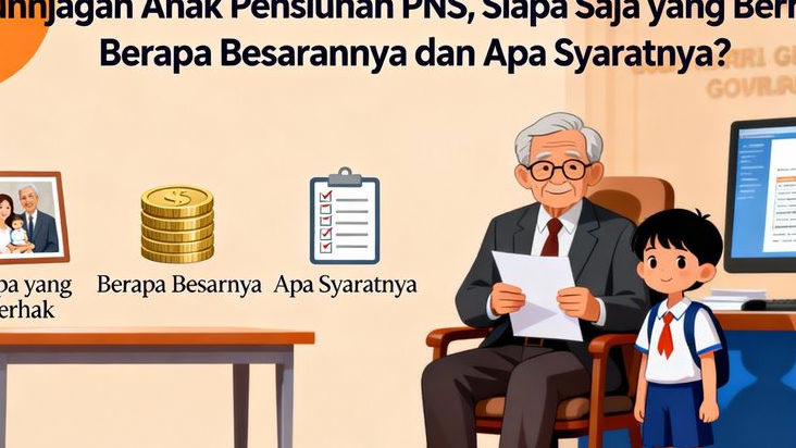 Tunjangan Anak Pensiunan PNS, Siapa Saja yang Berhak, Berapa Besarannya dan Apa Syaratnya?