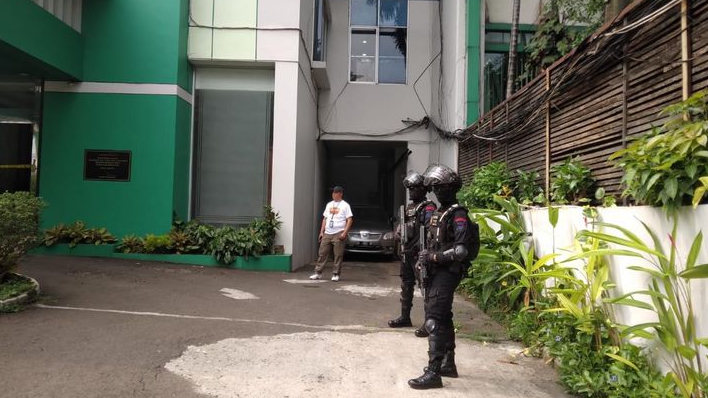 Usai Terjadi Penembakan, Kantor MUI Dijaga Ketat Pasukan Brimob Bersenjata Laras Panjang