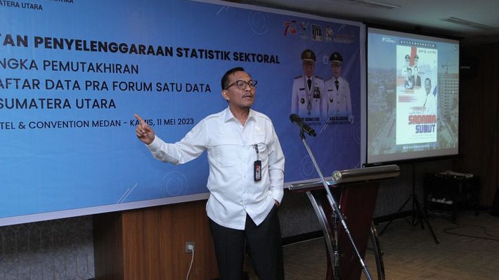 Sukseskan Satu Data Indonesia, Ilyas Sitorus Minta Dukungan OPD Sumut Sebagai Produsen Data