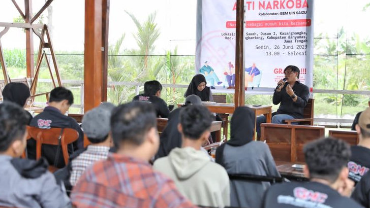 Ganjar Milenial Ajak Pemuda Jauhi Narkoba dalam Peringatan Hari Antinarkotika 2023