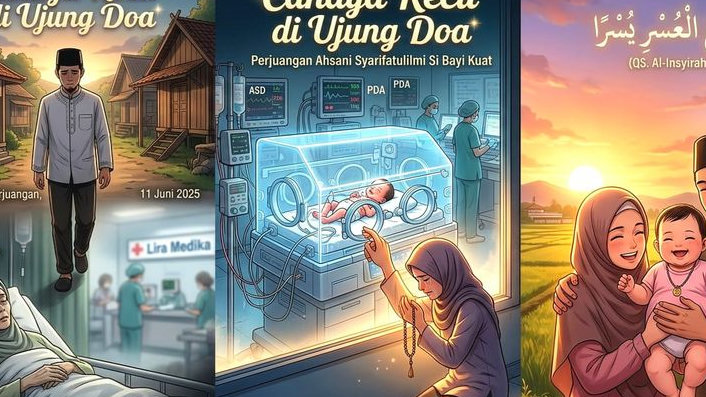 Cahaya Kecil di Ujung Doa, Perjuangan Ahsani Syarifatulilmi Si Bayi Kuat