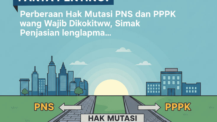 FAKTA PENTING!  Perbedaan Hak Mutasi PNS dan PPPK yang Wajib Diketahui, Simak Penjelasan lengkapnya