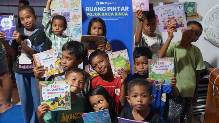 PNM Nyalakan Mimpi Anak-anak Kepulauan Rinca NTT dengan Inklusi dan Literasi