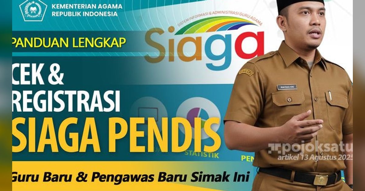 Cara Cek Akun SIAGA Pendis untuk Guru Agama dan PROSES REGISTRASI Guru ...